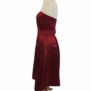 After Six Dresses - After Six Strapless Matte Satin Dress, Size: 8 After Six Dresses - After Six Strapless Matte Satin Dress, Size: 8